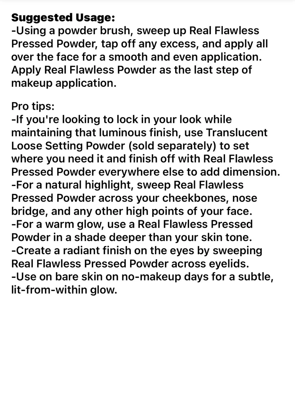 Laura Mercier Real Flawless Luminous Perfecting Talc-Free Pressed Powder FullSz